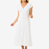 Premium Surf Long Dress - Dame - White