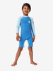 Icons UV Brushed Long Sleeve Spring Rash Vest - Børn - Blue Gum