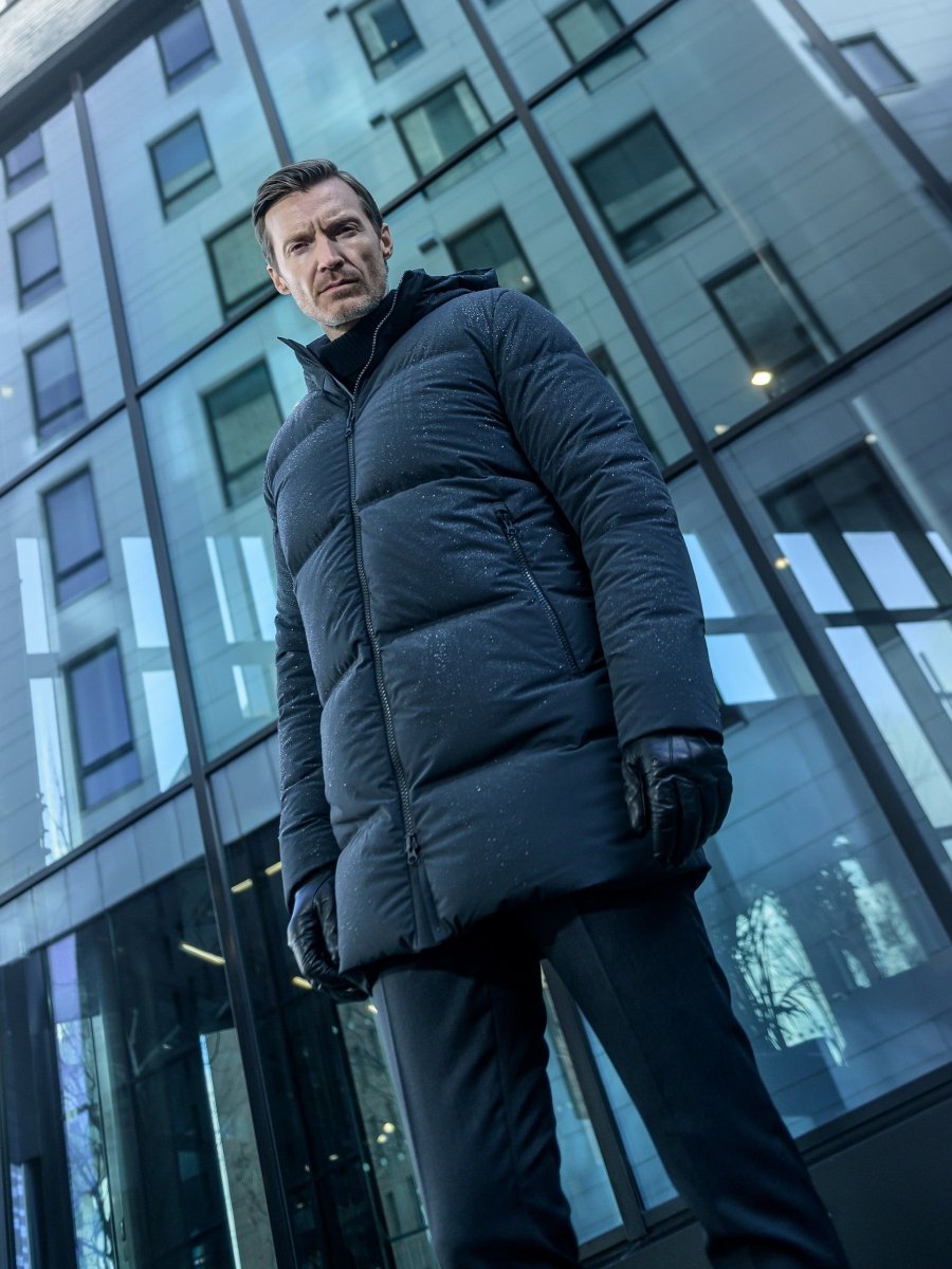 Titan Dunfrakke - Herre - Night Olive - Gumpel & Co