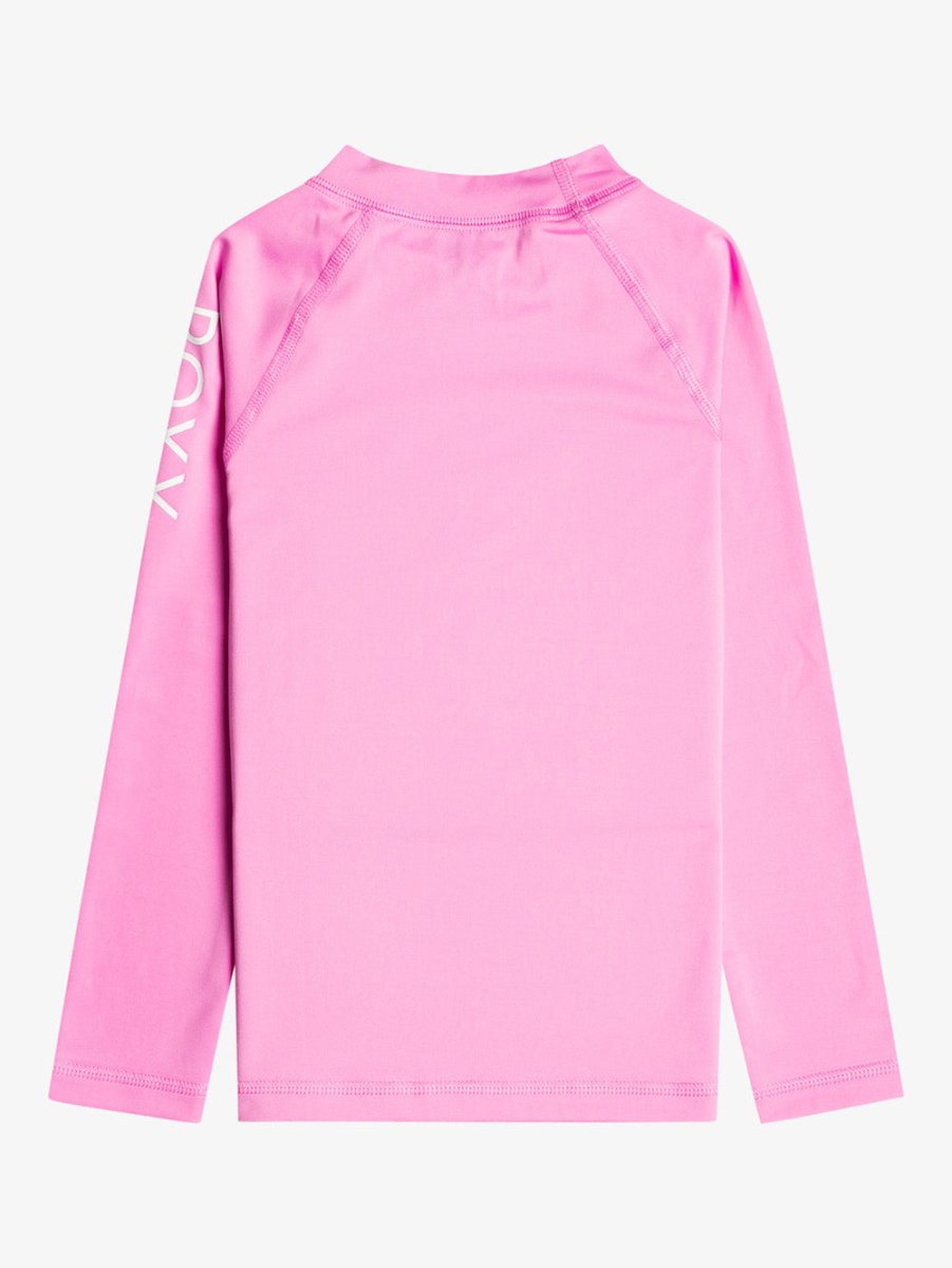 Kids Whole Hearted Long Sleeve UV/Rash Guard - Børn - Cyclamen - Gumpel & Co