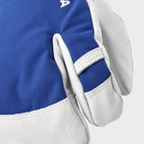 Army Leather Heli 3-finger Skihandsker - Unisex - Royal Blue