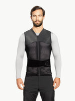 Men's Live Shield Vest Amid Rygskjold - Herre - Black