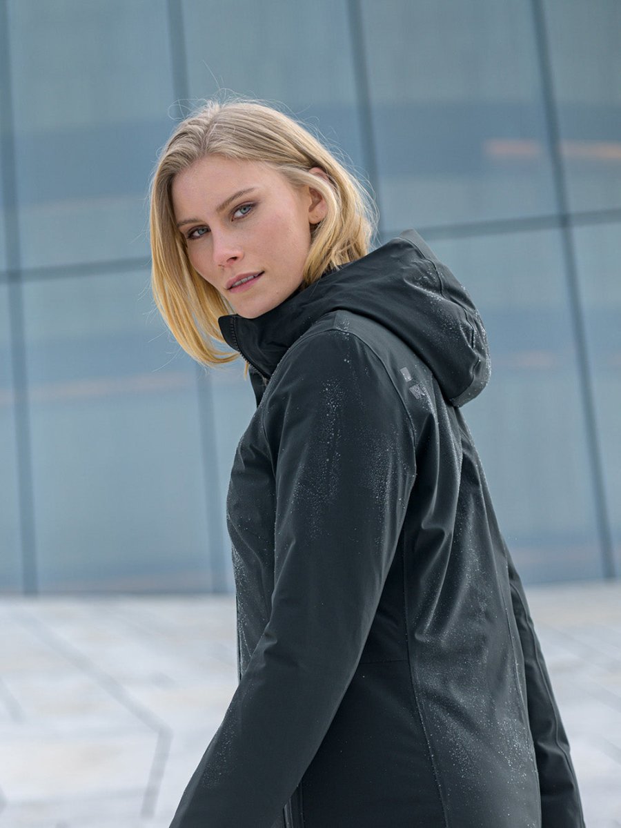 Spectra Frakke - Dame - Night Olive - Gumpel & Co