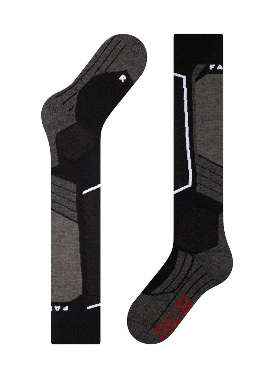 SK2 Intermediate Merinould Skisokker - Dame - Black - Gumpel & Co