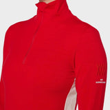 Voss 1/4 zip - Women - Red