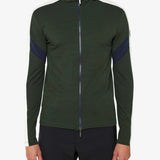 Men's Zermatt Hooded Baselayer merinouldtrøje - Herre - Olive Green