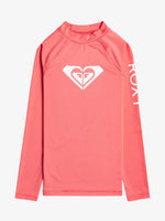 Kids Whole Hearted Long Sleeve UV/Rash Guard - Børn - Sun Kissed