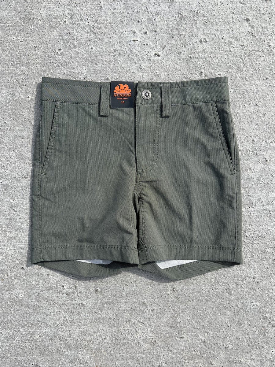 SUNDEK Junior Mini Addi Hybrid Walkshorts - Børn - Dark Army Green