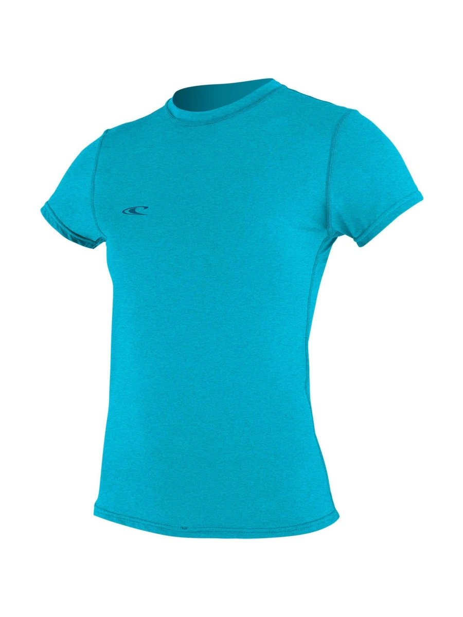 Women's TRVLR Hybrid Kortærmet UPF 50+ UV T-shirt - Dame - Turquoise - Gumpel & Co