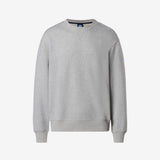 Sweatshirt with side ribbing - Men - Grey Melange