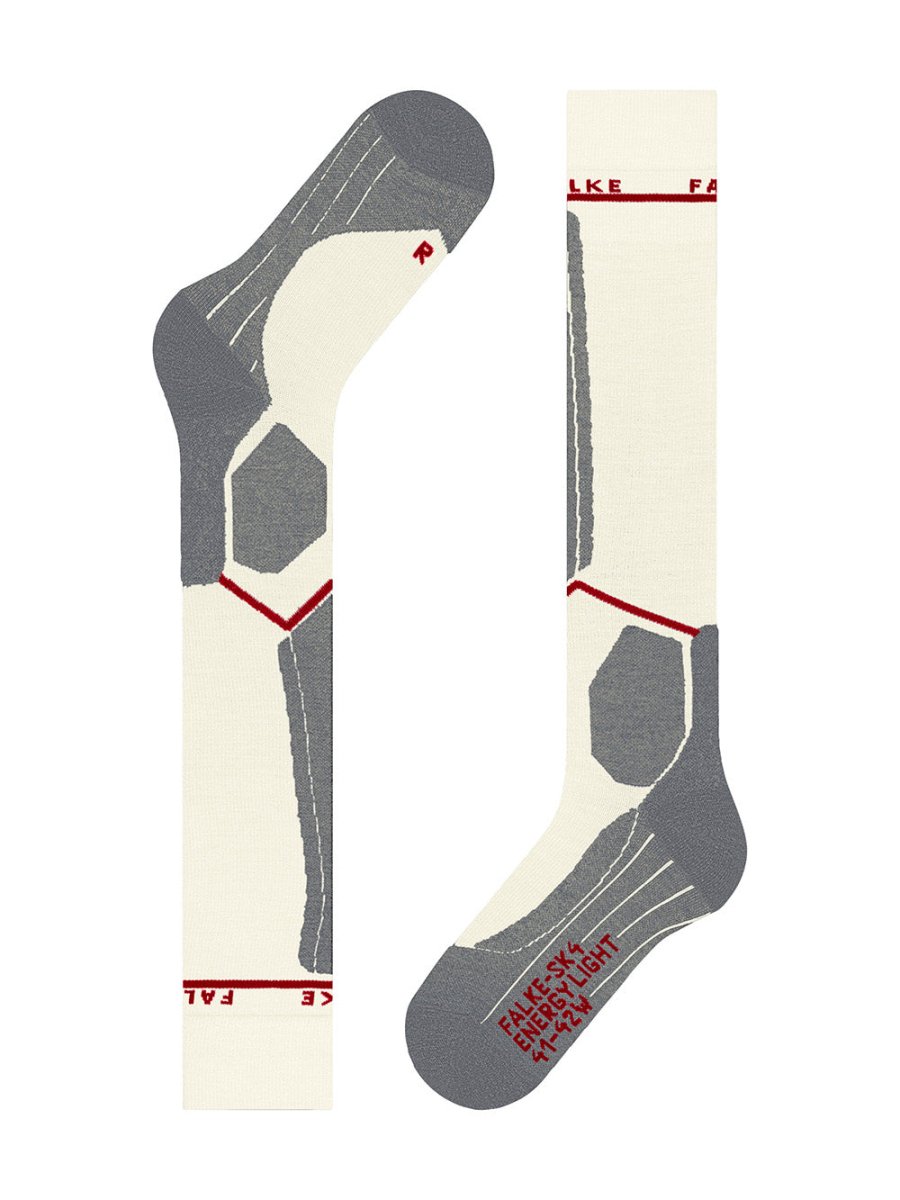SK4 Advanced Compression Merinould Skisokker - Dame - Off White - Gumpel & Co
