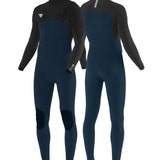 Men's 7 Seas Comp 3/2 Full Chest Zip Våddragt | Herre | Night