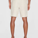 Men's Loose Hør Shorts - Herre - Light feather gray