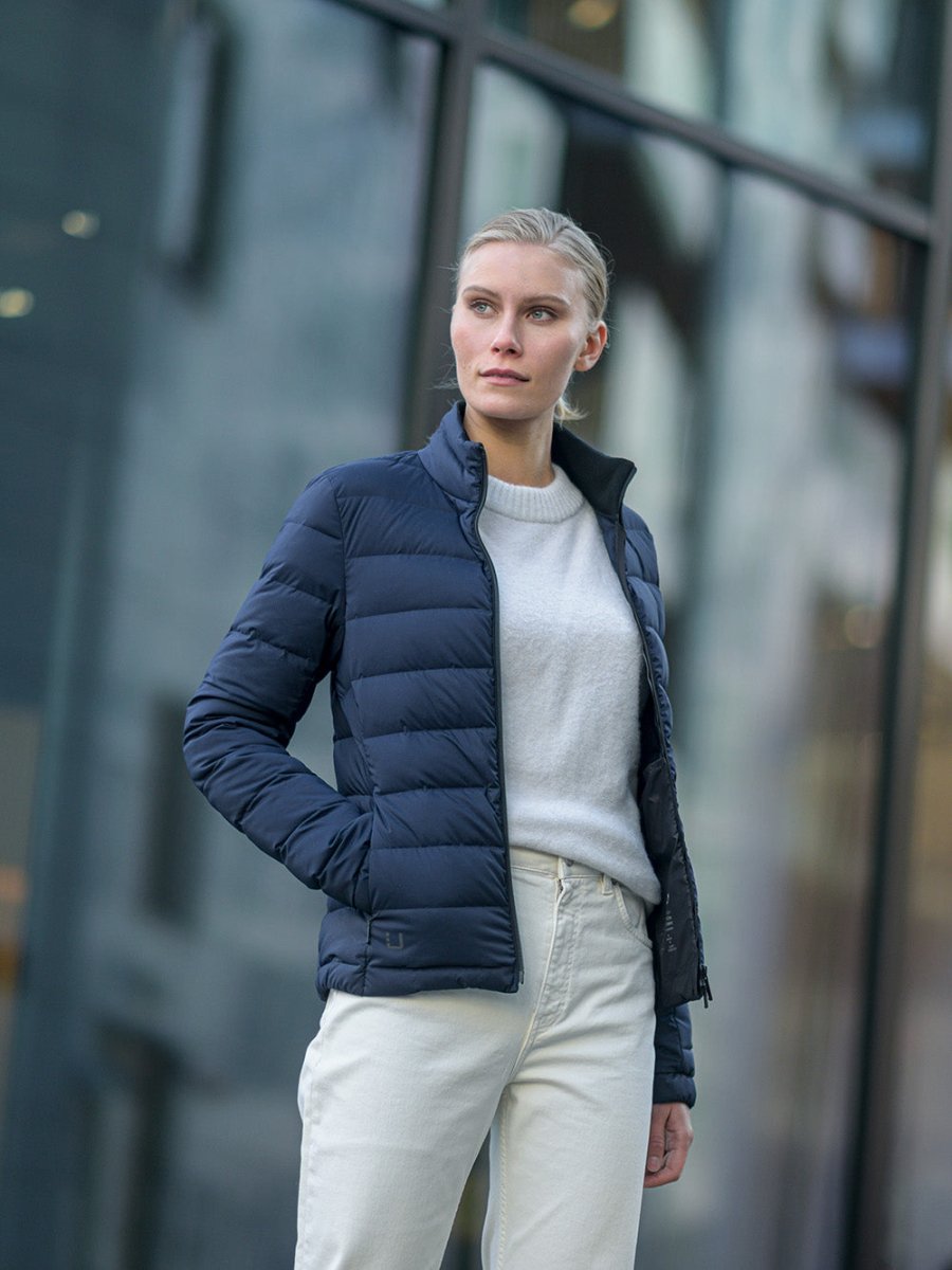 Stellar Dunjakke - Dame - Navy - Gumpel & Co