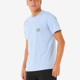Surf Paradise Badge Tee Update - Herre - Ice Blue