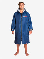 Advance Long Sleeve Surf Poncho | Voksne | Navy/Grey