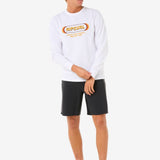 Icons Of Surf Long Sleeve UV Tee - Herre - White