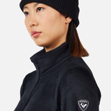 Diretta Fleece Midlayer m/lynlås - Dame - Black