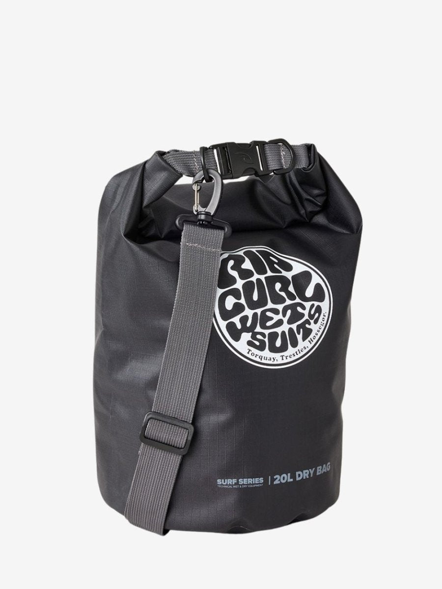 Rip Curl Surf Series 20L Barrel Bag - Black/Grey