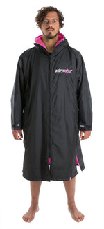 Advance Long Sleeve Surf Poncho - Voksne - Black/Pink