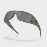 Heliostat - prizm black Lenses / matte grey ink fingerprint Frame