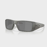 Heliostat - prizm black Lenses / matte grey ink fingerprint Frame