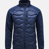 Helium Down Hybrid Midlayer - Mens - Blue Shadow