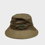 Bucket Hat med broderet logo - Unisex - Dark Green