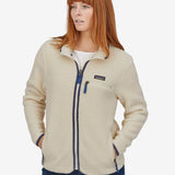 Women's Retro Pile Fleecetrøje - Dame - Natural