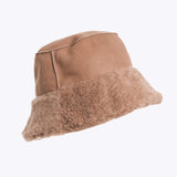 Women's Fluffy Bucket Hat - Dame - Black