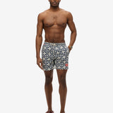 Tile Print 16 Badebukser - Herre - Navy Tala