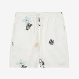 Men's - FIG LOOSE WITH EMBROIDERY SHORTS - Egret