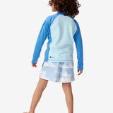 Icons UV Brushed Long Sleeve - Børn - Blue Gum