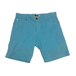 Cord Fløjls Shorts - Herrer - Sky Blue