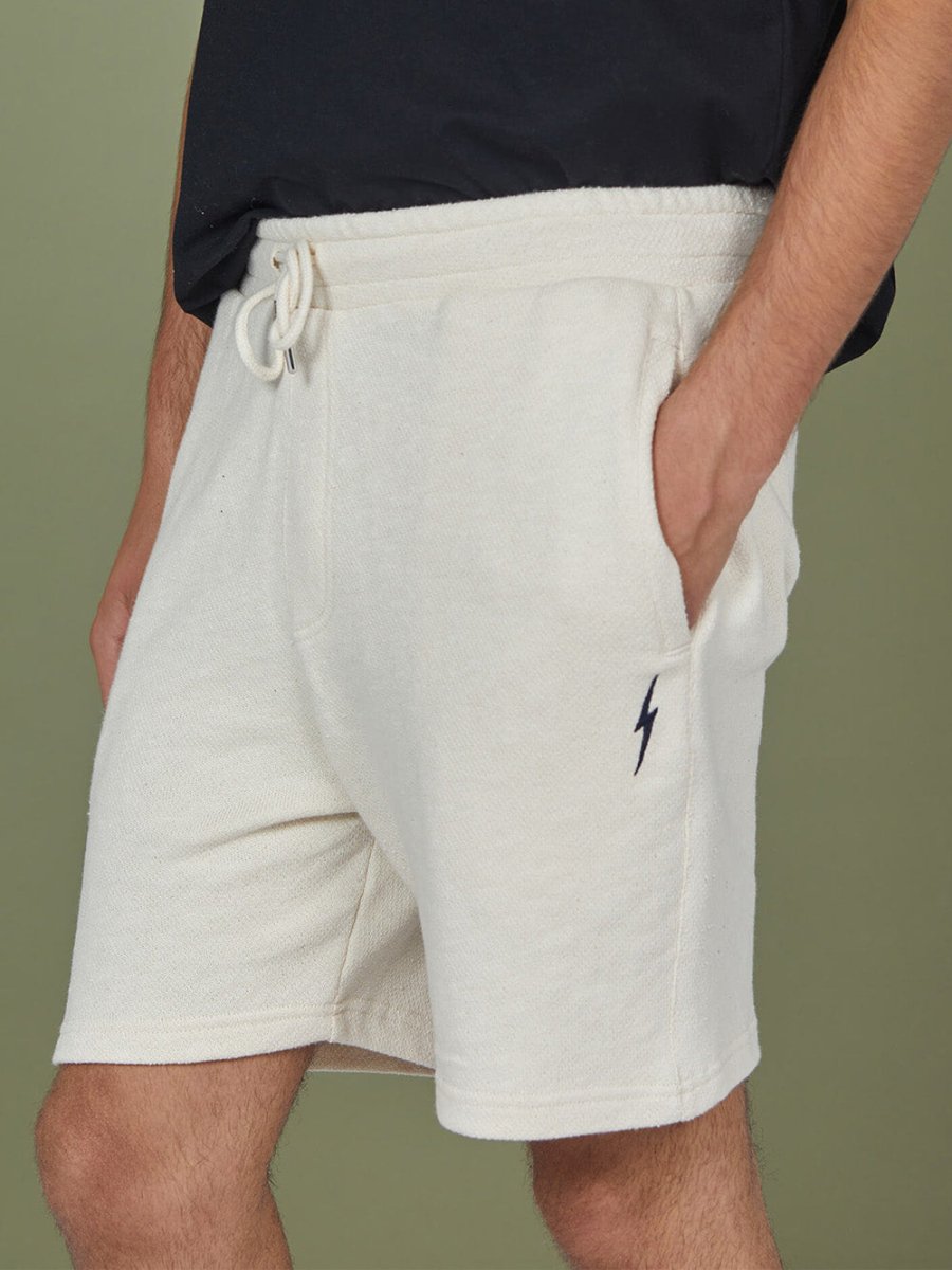 Men's All Day Jogging Shorts - Herre - Fog (beige) - Gumpel & Co