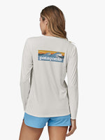 LS Capilene Cool Daily Graphic UV Tshirt - Dame - Boardlogo White