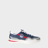 Horizon Jet Sneaker - Herre - Dark Denim | Grey Red