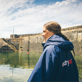 Advance Long Sleeve Surf Poncho | Voksne | Navy/Grey