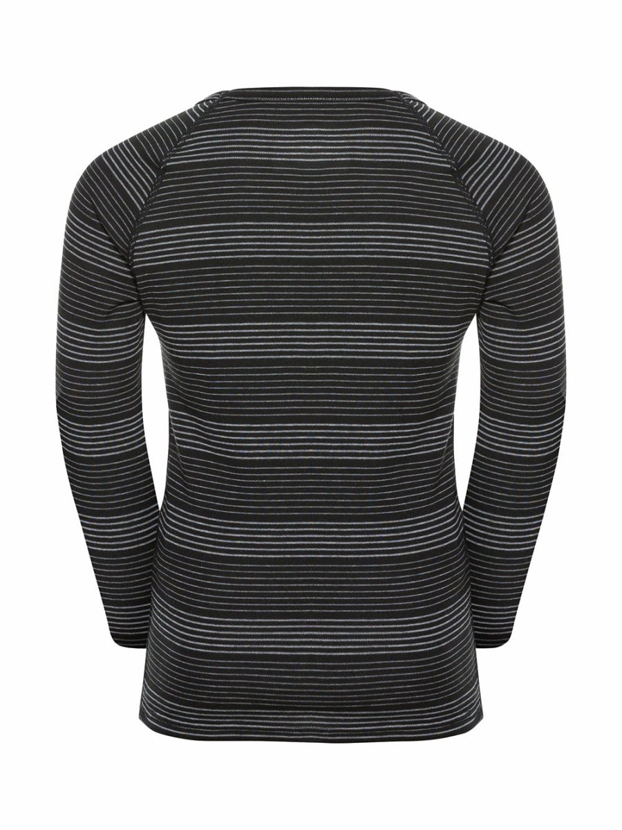 Kids Active Warm Base Layer Skiundertøjssæt - Børn - Black/Grey Melange - Gumpel & Co