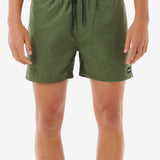 Offset Volley 15 Boardshort - Herre - Dark Olive