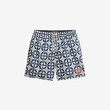 Tile Print 16 Badebukser - Herre - Navy Tala