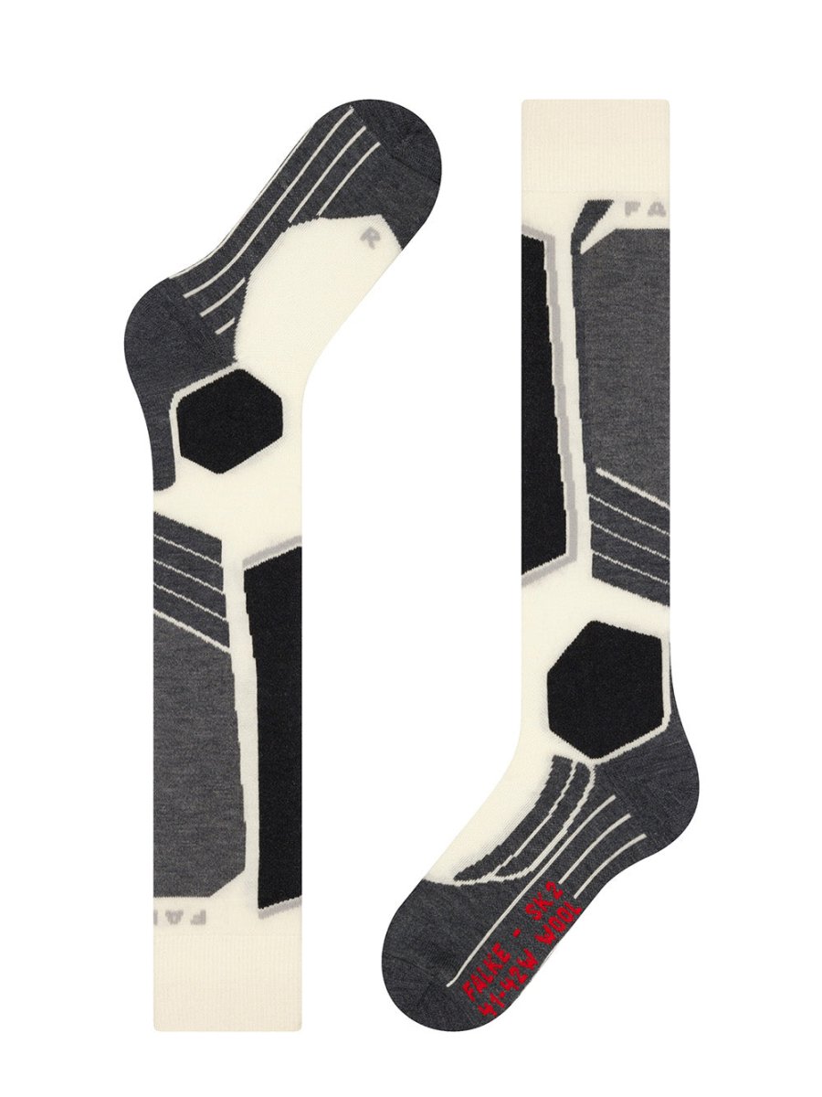 SK2 Intermediate Merinould Skisokker - Dame - Off White - Gumpel & Co