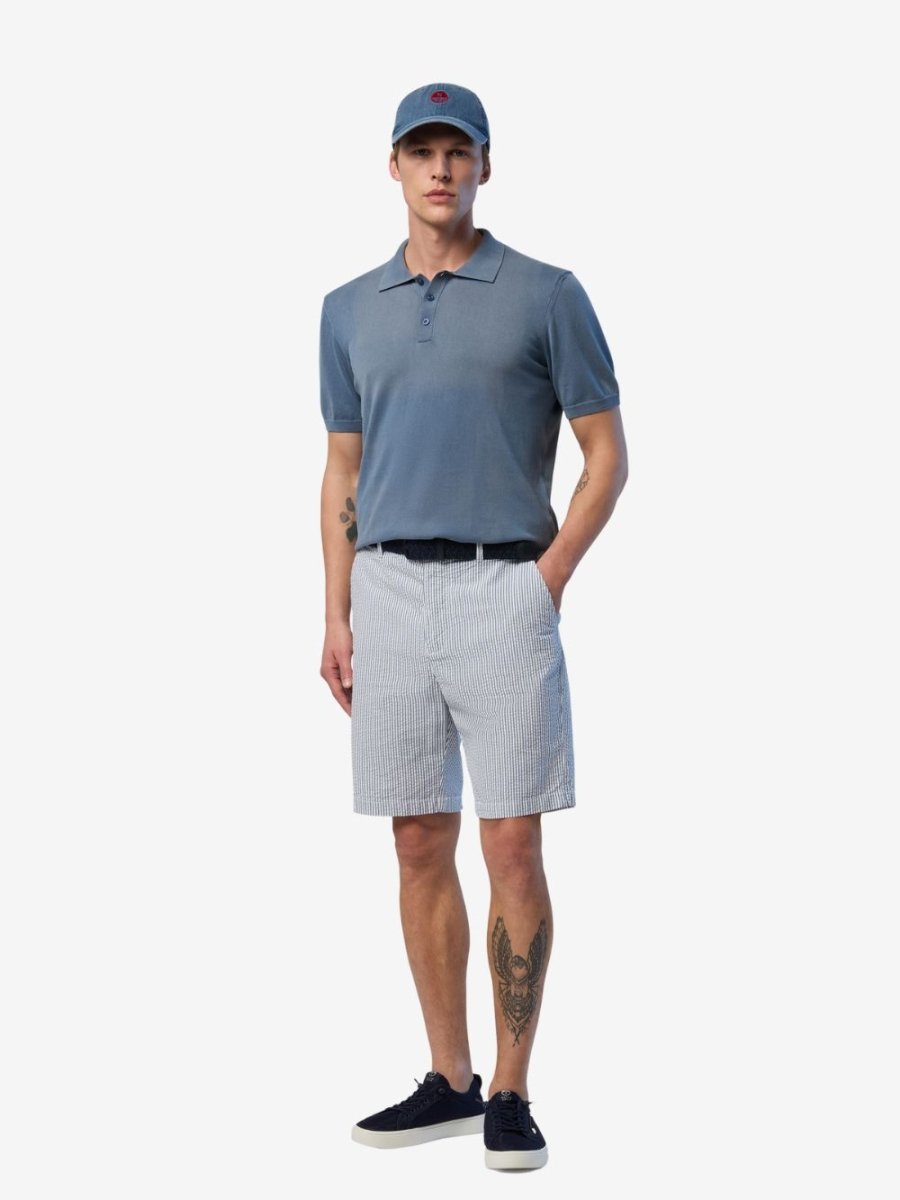 Freedom seersucker chino shorts - Men - Combo 1 - Gumpel & Co