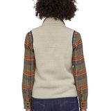 Women's Retro Pile Fleece Vest - Dame - Pelican