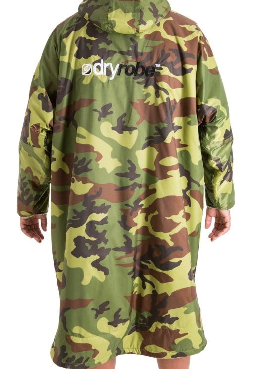 Advance Long Sleeve Surf Poncho | Voksne | Camo/Grey - Gumpel & Co