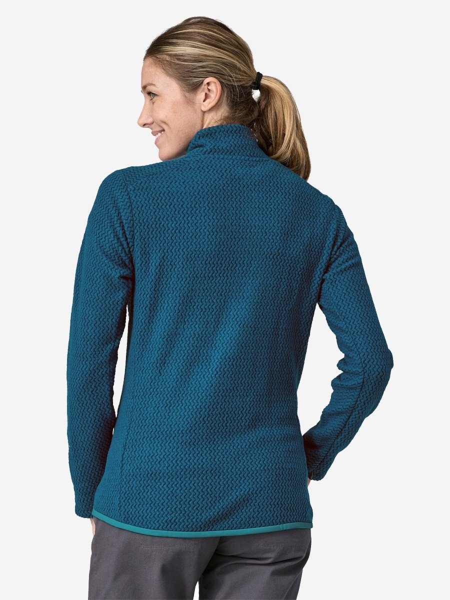 R1 Air Zip Neck Midlayer - Dame - Blå - Gumpel & Co