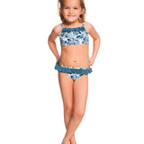 MAGIV SEEKER ATHLETIC BIKINISÆT TIL PIGER | WHITE/BLUE/FLORAL