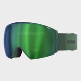 REVENT Q Large HD Skibrille - Unisex - Green