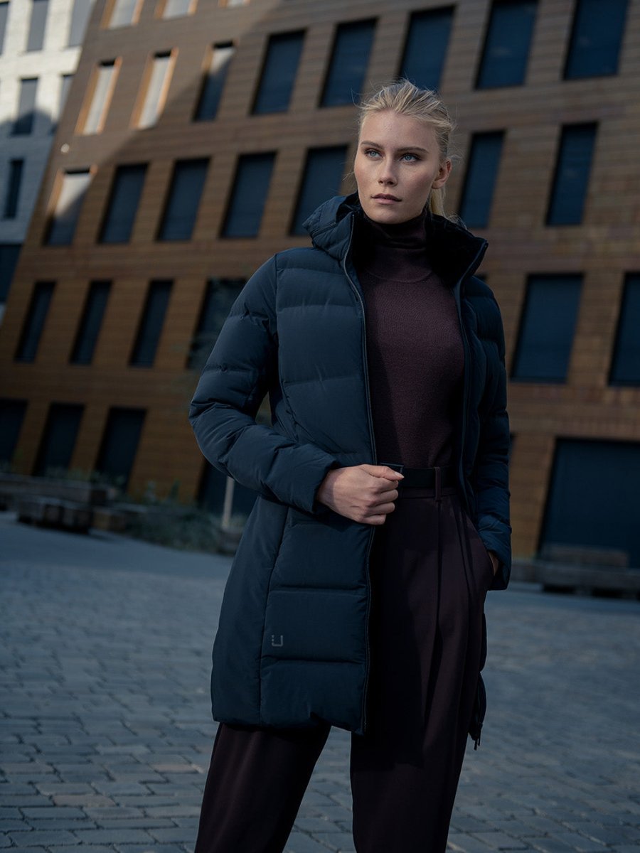 Enigma Dunfrakke - Dame - Sort - Gumpel & Co