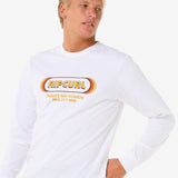 Icons Of Surf Long Sleeve UV Tee - Herre - White